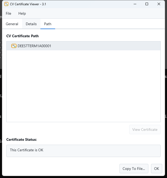 CVC-Viewer Path tab